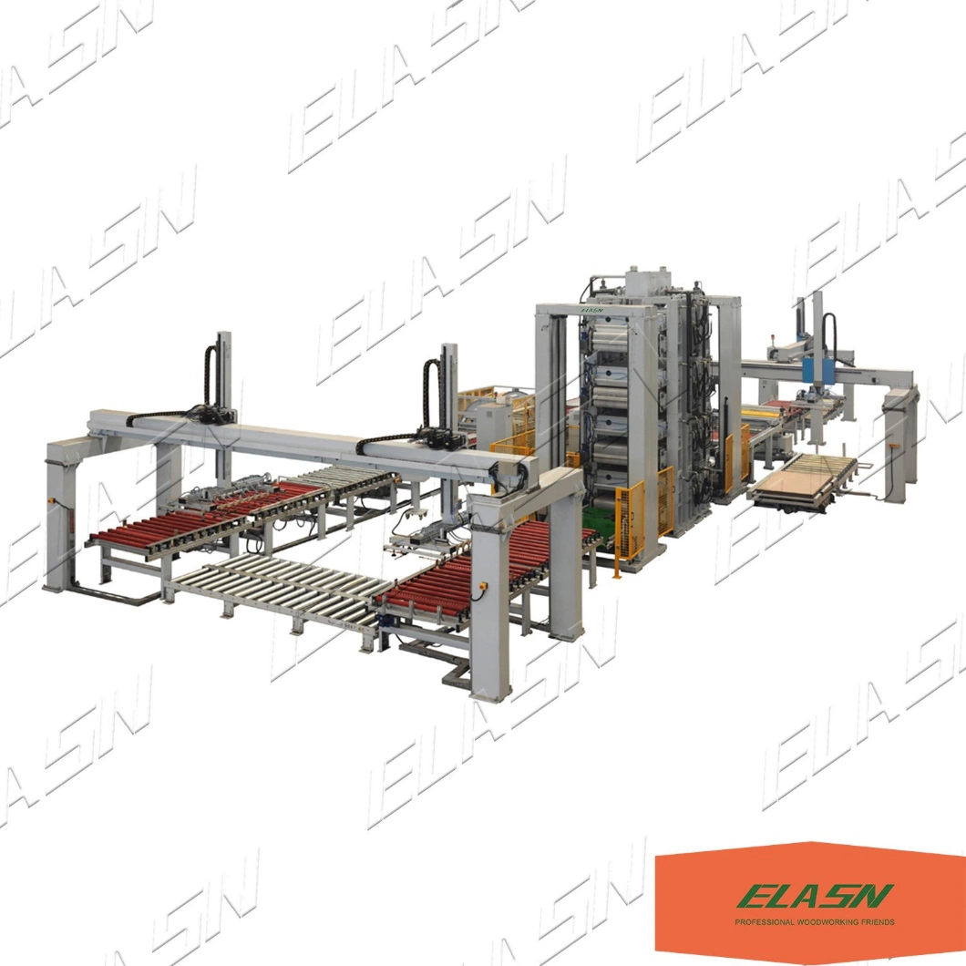 5 Layers Auto Single Layer Solid Wood Electric Laminate Door Skin Hydraulic Press Machine